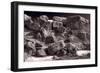 Gooseberry Badlands Wyoming BW-Steve Gadomski-Framed Photographic Print