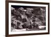 Gooseberry Badlands Wyoming BW-Steve Gadomski-Framed Photographic Print