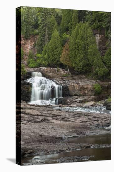 Gooseberry Lower Falls-johnsroad7-Stretched Canvas