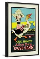 Gooseland or Goosland-Mack Sennett-Framed Art Print