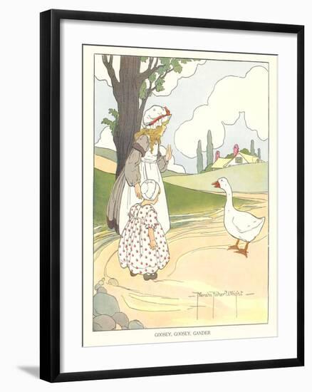 Goosey, Goosey Gander-null-Framed Art Print