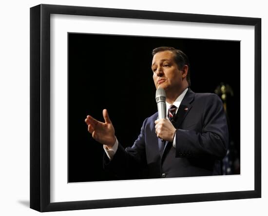 GOP 2016 Cruz-Steve Helber-Framed Photographic Print