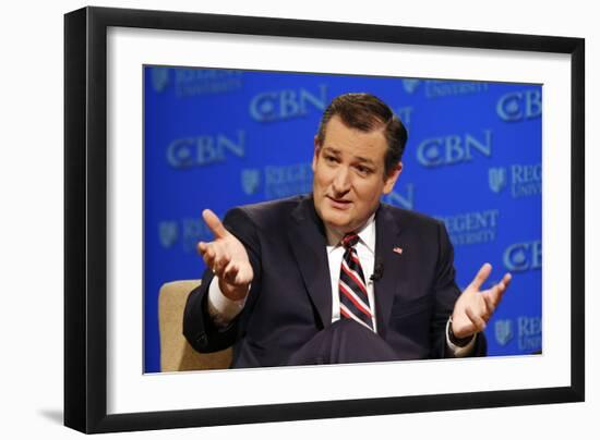 GOP 2016 Cruz-Steve Helber-Framed Photographic Print