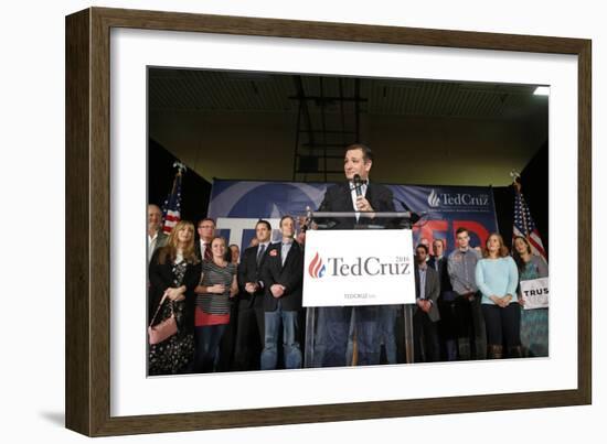 GOP 2016 Cruz-John Locher-Framed Photographic Print