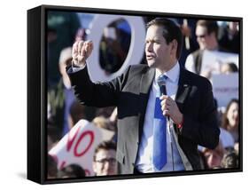 GOP 2016 Rubio-Steve Helber-Framed Stretched Canvas