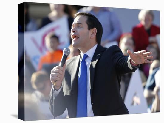 GOP 2016 Rubio-Steve Helber-Stretched Canvas