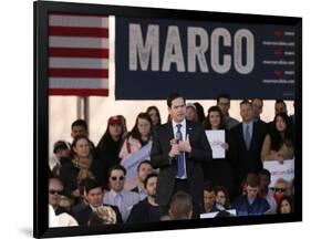 GOP 2016 Rubio-Brandon Wade-Framed Photographic Print