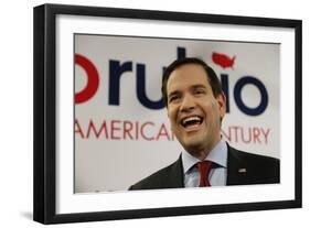 GOP 2016 Rubio-Mike Stewart-Framed Photographic Print