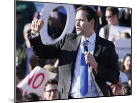 GOP 2016 Rubio-Steve Helber-Mounted Photographic Print