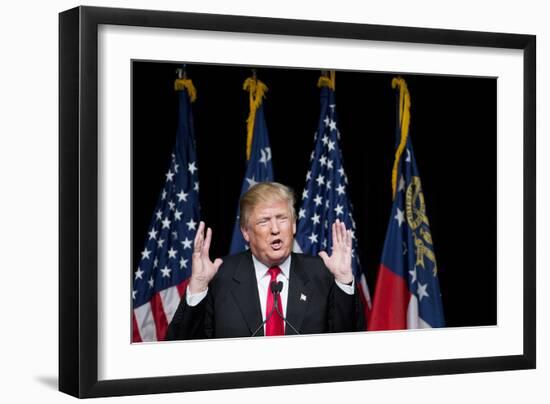 GOP 2016 Trump-David Goldman-Framed Premium Photographic Print