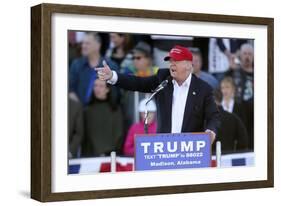 GOP 2016 Trump-John Bazemore-Framed Photographic Print