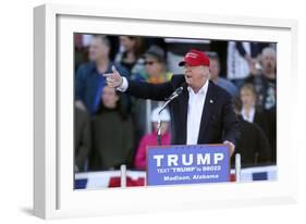 GOP 2016 Trump-John Bazemore-Framed Photographic Print