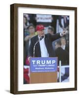 GOP 2016 Trump-John Bazemore-Framed Photographic Print