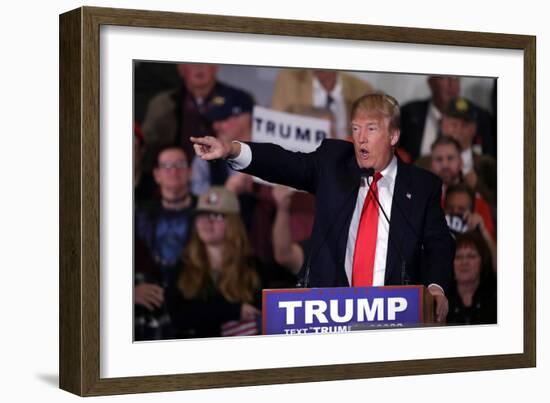 GOP 2016 Trump-Marcio Jose Sanchez-Framed Photographic Print