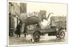 Gop Elephant on Truck-null-Mounted Art Print