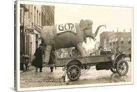 Gop Elephant on Truck-null-Stretched Canvas