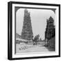 Gopuram, Sri Meenakshi Hindu Temple, Madurai, Tamil Nadu, India, C1900s-Underwood & Underwood-Framed Photographic Print