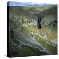 Gordale Scar, Yorkshire Dales National Park, North Yorkshire, England, United Kingdom, Europe-Roy Rainford-Stretched Canvas