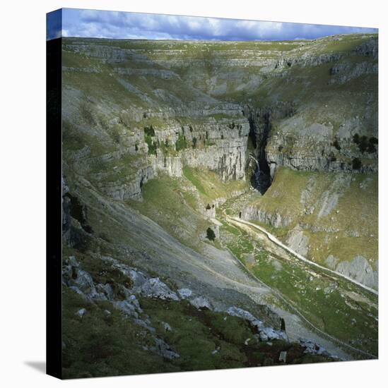 Gordale Scar, Yorkshire Dales National Park, North Yorkshire, England, United Kingdom, Europe-Roy Rainford-Stretched Canvas