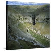 Gordale Scar, Yorkshire Dales National Park, North Yorkshire, England, United Kingdom, Europe-Roy Rainford-Stretched Canvas