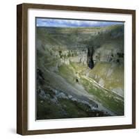 Gordale Scar, Yorkshire Dales National Park, North Yorkshire, England, United Kingdom, Europe-Roy Rainford-Framed Photographic Print