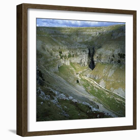 Gordale Scar, Yorkshire Dales National Park, North Yorkshire, England, United Kingdom, Europe-Roy Rainford-Framed Photographic Print