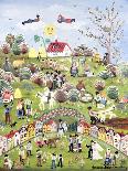 A Very Happy Farming Village-Gordana Delosevic-Framed Giclee Print