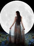 Water Fairy Walking into the Moon-Gordana-Photographic Print