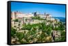 Gordes Medieval Village in Southern France (Provence)-perszing1982-Framed Stretched Canvas