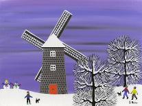 Winter Windmill-Gordon Barker-Giclee Print