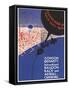 Gordon Bennett International Balloon Race In Cleveland-null-Framed Stretched Canvas