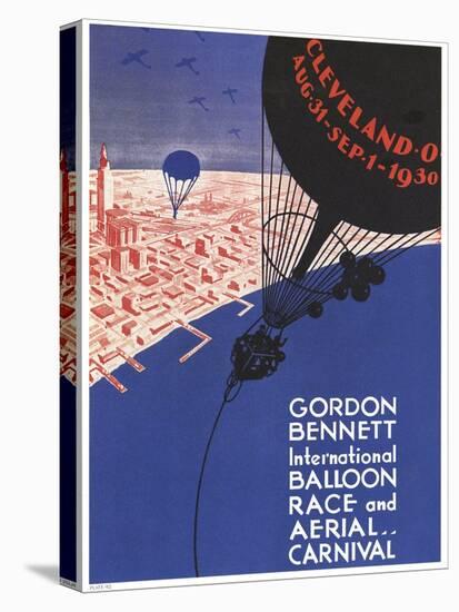 Gordon Bennett International Balloon Race In Cleveland-null-Stretched Canvas