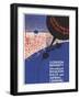 Gordon Bennett International Balloon Race In Cleveland-null-Framed Art Print