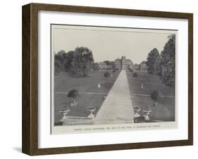 Gordon Castle, Banffshire, the Seat of the Duke of Richmond and Gordon-null-Framed Giclee Print