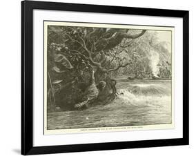 Gordon Fighting His Way Up the Yangtze River and Grand Canal-null-Framed Giclee Print