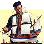 "Model Ship,"October 5, 1935-Gordon Grant-Giclee Print