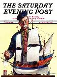 "Model Ship,"October 5, 1935-Gordon Grant-Stretched Canvas