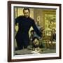 Gordon Helped Impoverished Children, Teaching Them in His House in Gravesend-Alberto Salinas-Framed Giclee Print