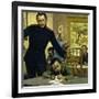 Gordon Helped Impoverished Children, Teaching Them in His House in Gravesend-Alberto Salinas-Framed Giclee Print