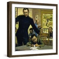 Gordon Helped Impoverished Children, Teaching Them in His House in Gravesend-Alberto Salinas-Framed Giclee Print