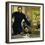 Gordon Helped Impoverished Children, Teaching Them in His House in Gravesend-Alberto Salinas-Framed Giclee Print