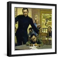 Gordon Helped Impoverished Children, Teaching Them in His House in Gravesend-Alberto Salinas-Framed Giclee Print