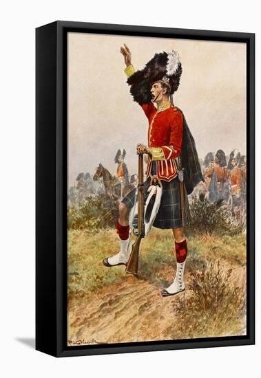 Gordon Highlanders-null-Framed Stretched Canvas