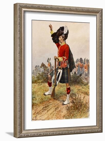 Gordon Highlanders-null-Framed Art Print