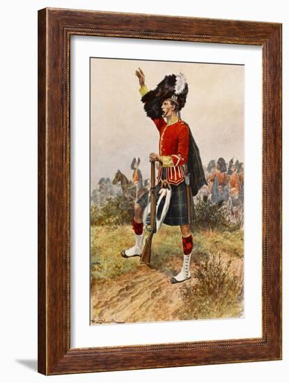 Gordon Highlanders-null-Framed Art Print