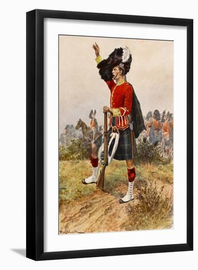 Gordon Highlanders-null-Framed Art Print