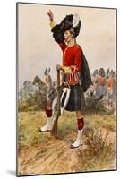 Gordon Highlanders-null-Mounted Art Print