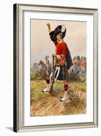 Gordon Highlanders-null-Framed Art Print