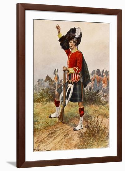 Gordon Highlanders-null-Framed Art Print