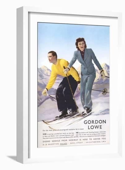 Gordon Lowe, Magazine Advertisement, UK, 1930-null-Framed Giclee Print